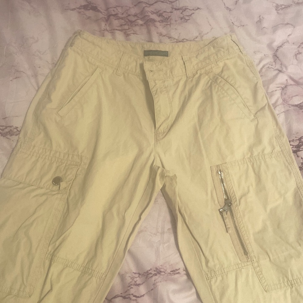 Tan capris by Lauren Jean Co. Like New.  Size 4.